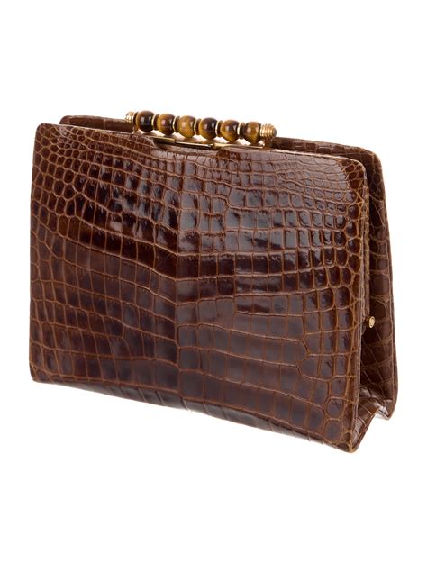 gucci crocodile clutch|clutch gucci original.